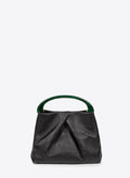Small Pleated Leather Bag