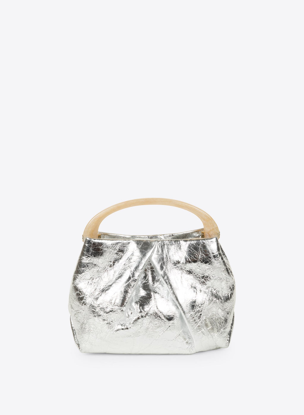 Small Pleated Leather Bag