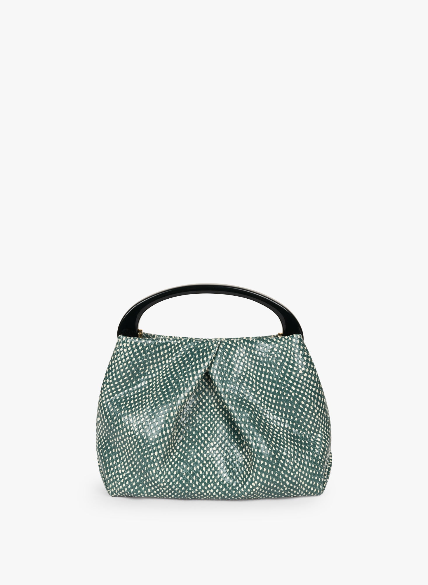 Small Pleated Leather Bag