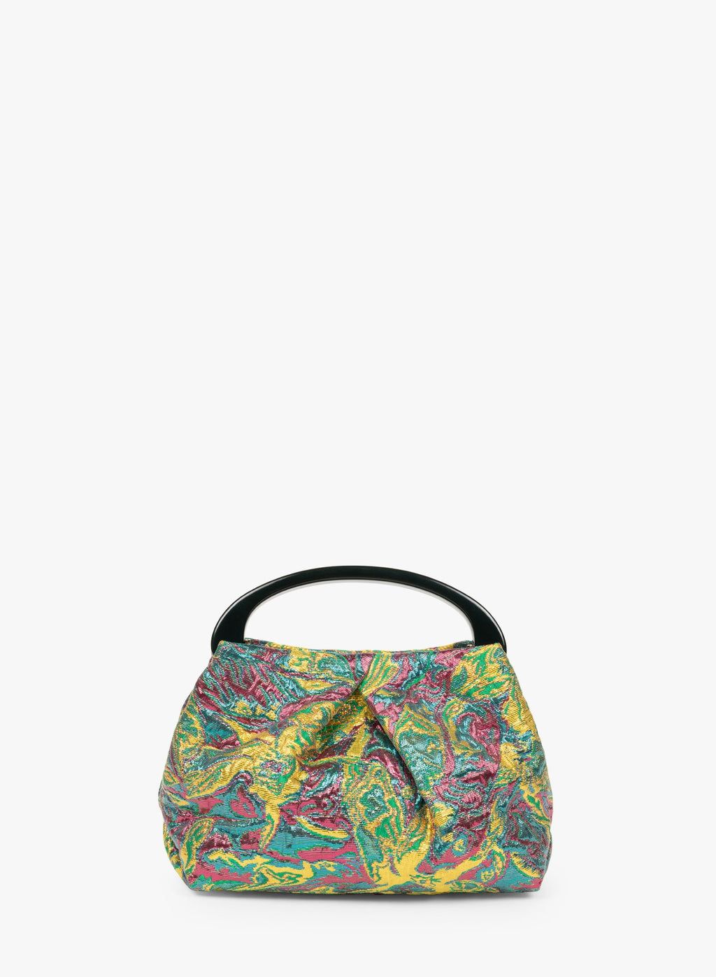 Small Pleated Jacquard Bag