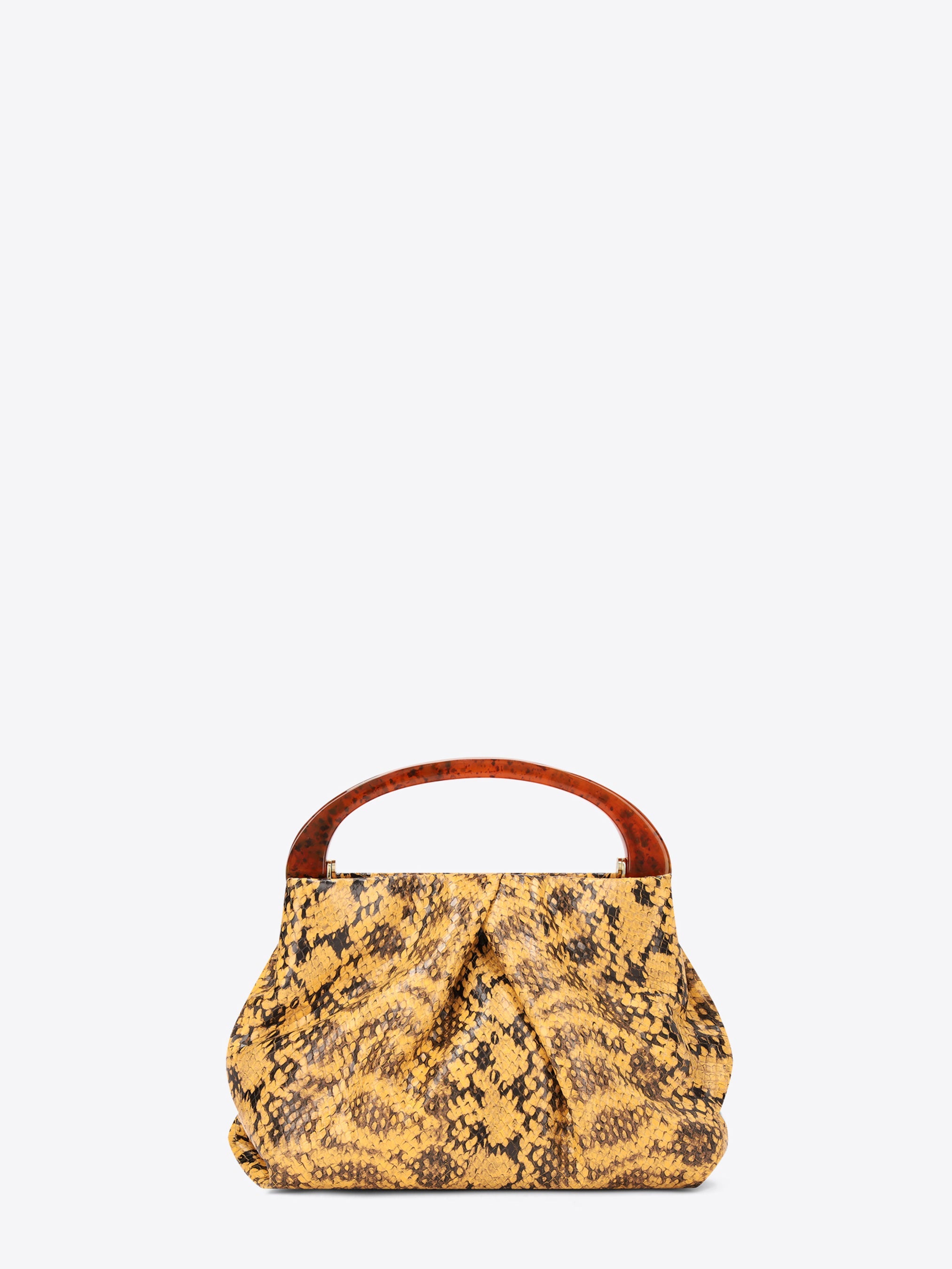Small Pleated Leather Bag