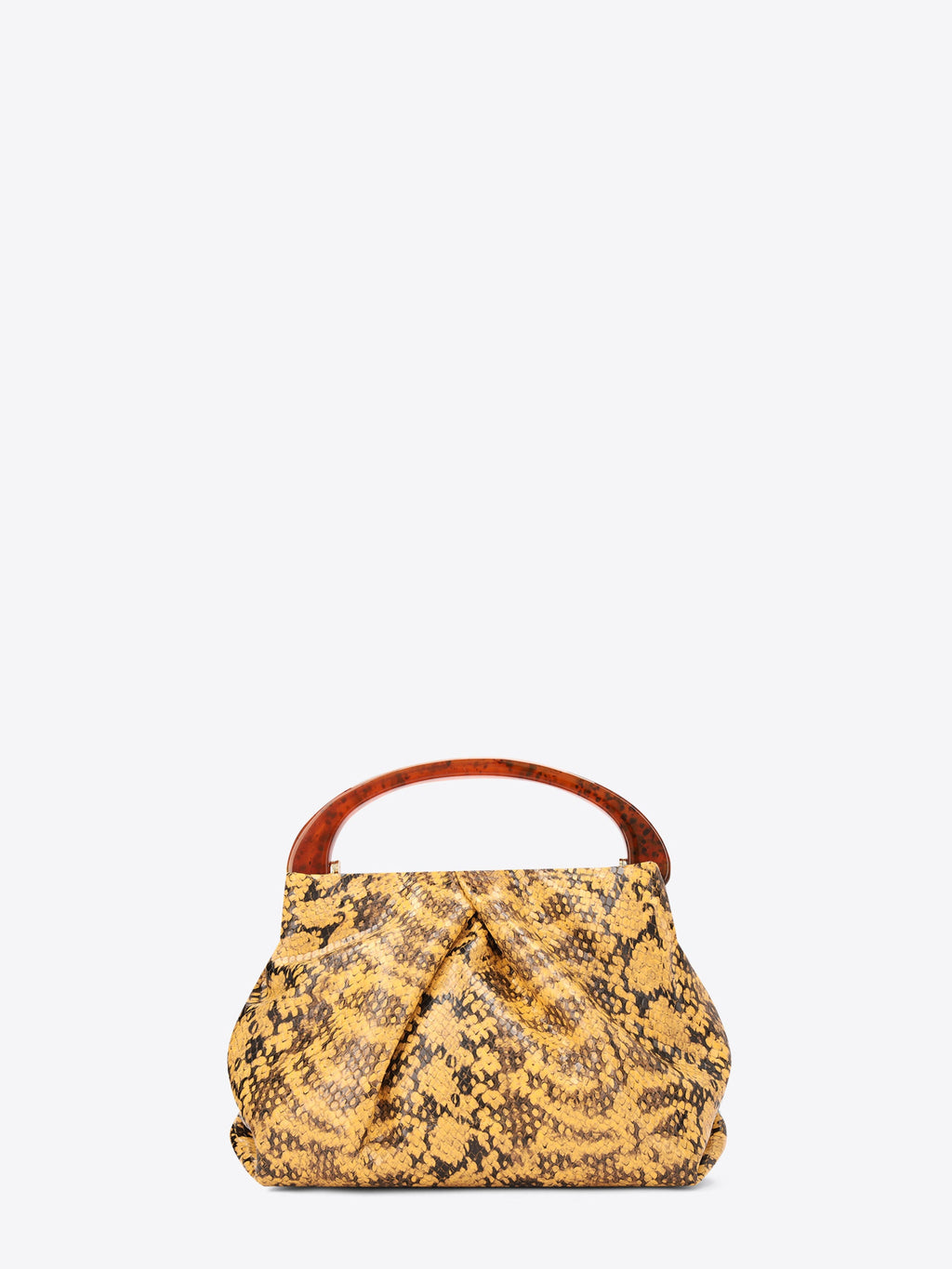 Small Pleated Leather Bag