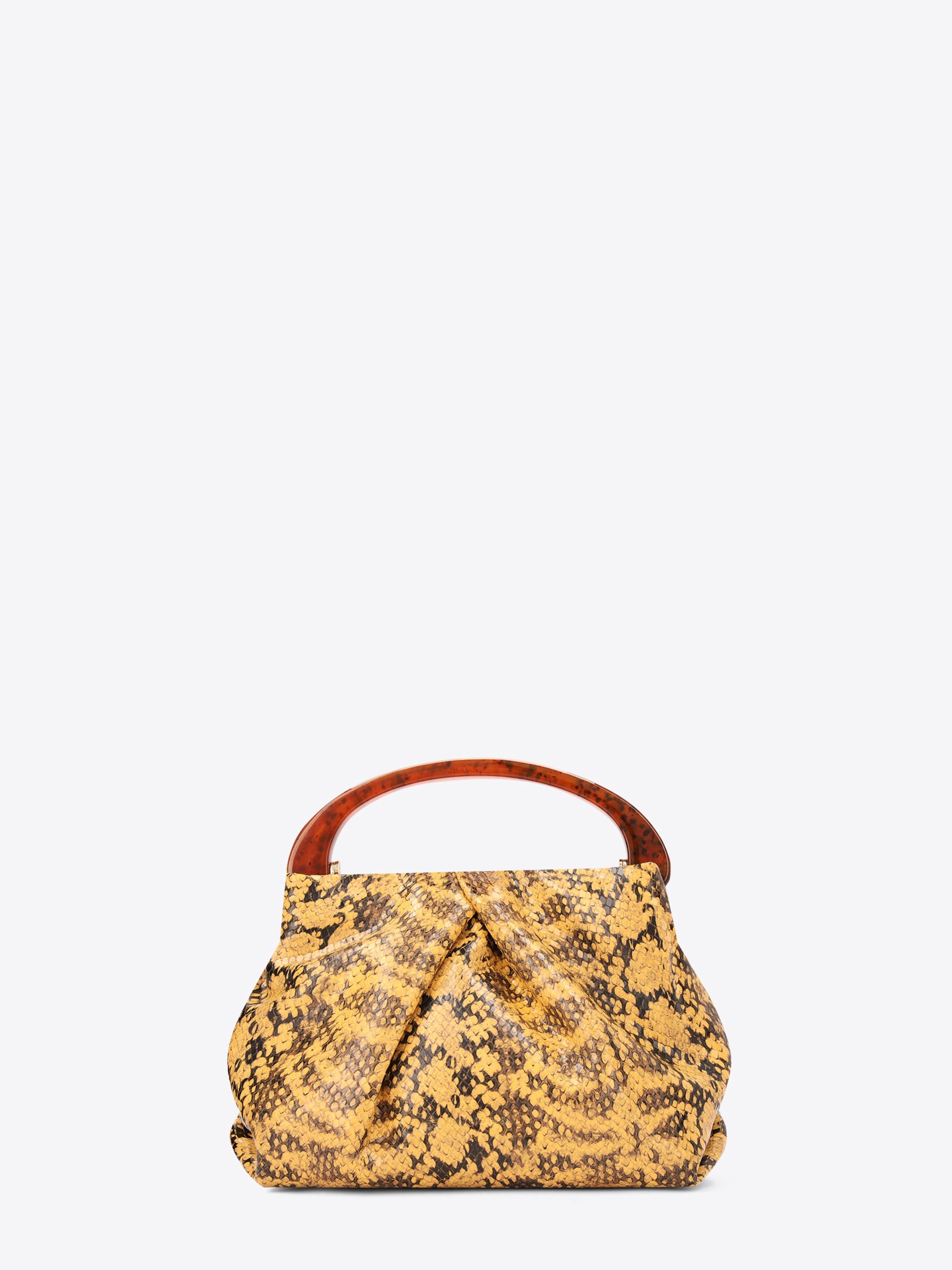 Small Pleated Leather Bag